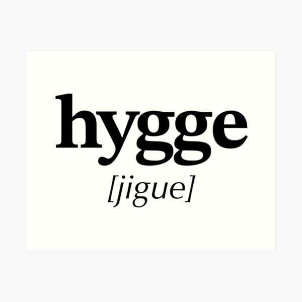 Item preview, Danish hygge with Spanish pronunciation designed and sold by fullcolorgray.