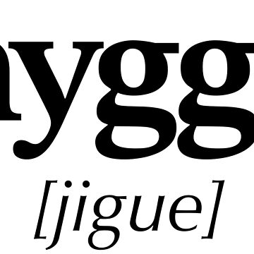 Artwork thumbnail, Danish hygge with Spanish pronunciation by fullcolorgray