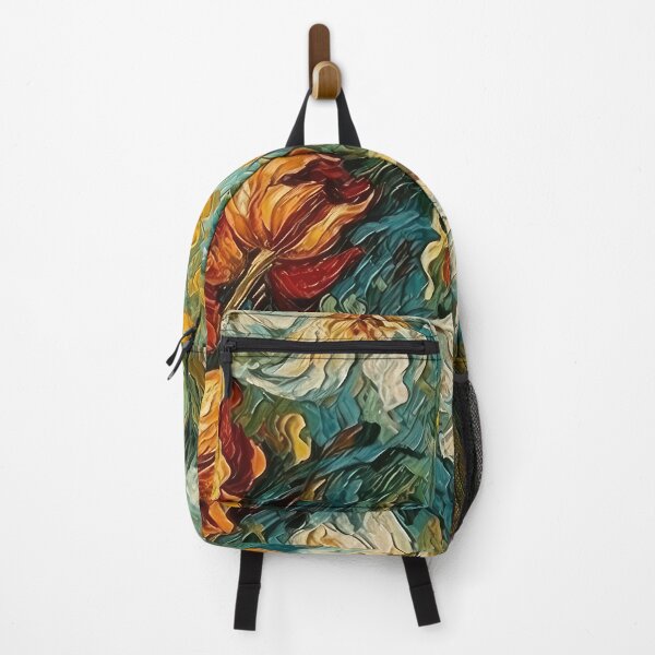 Item preview, Flower pattern van gogh style designed and sold by Pixel Playground.