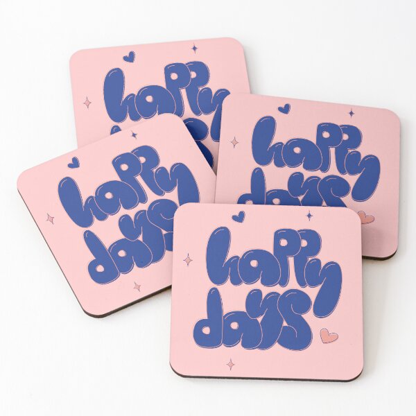 Item preview, Happy Days lettering designed and sold by mariabadasian.