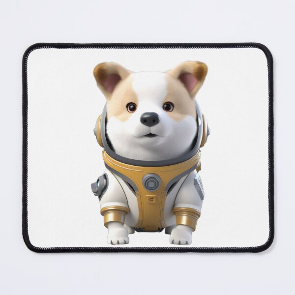 Artikelvorschau, Astronaut style Corgi dog, kitten isolated object 21 entworfen und verkauft von jetaiart.