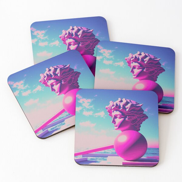 Item preview, Marble Memories: A Vaporwave Tribute to Greek Antiquity designed and sold by Mullet Monkey.