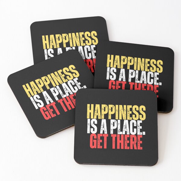 Item preview, Motivational - Happiness is a Place, Get there designed and sold by Zeng-Graphics.