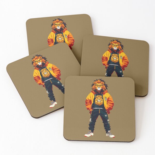 Item preview, Hipster lion V13 designed and sold by HipsterAnimals.