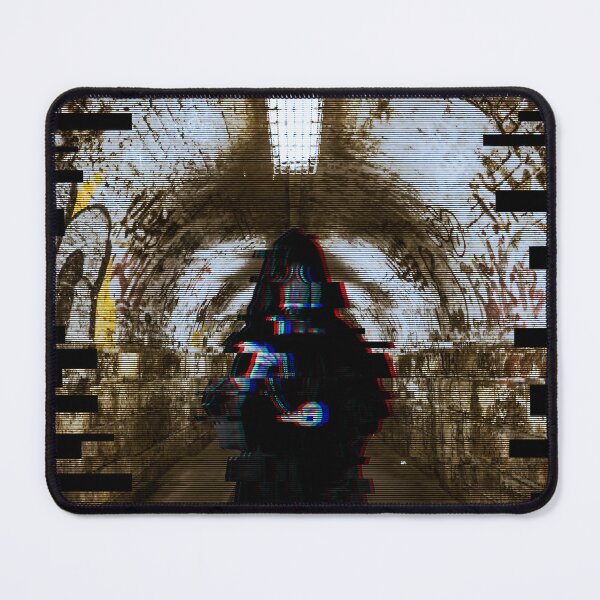 Item preview, Occult Witch House Rosary Graffiti Glitch Monk | Dark House Music designed and sold by BeeCoon.
