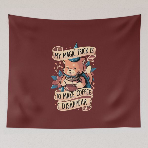Item preview, Magic Trick Cat - Cute Coffee Cat Gift designed and sold by EduEly.