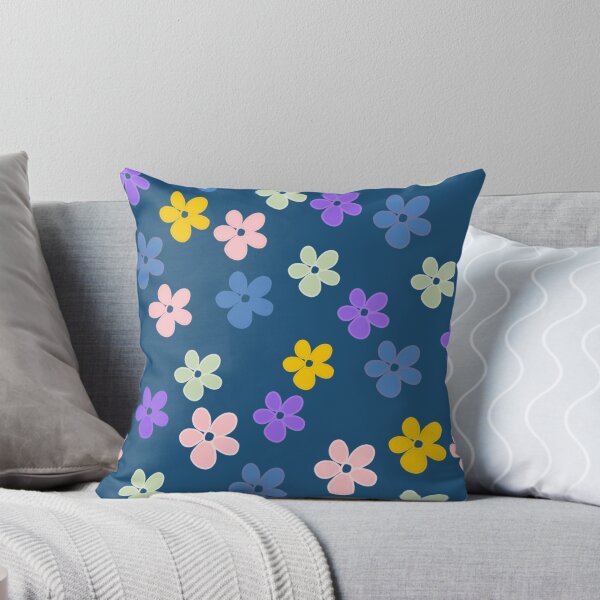 Aperçu de l'œuvre Flower in navy blue créée et vendue par paulabidiman.