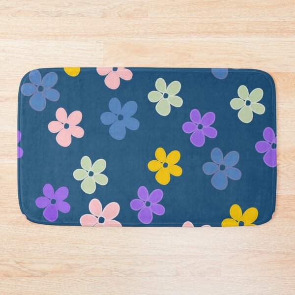 Item preview, Flower in navy blue designed and sold by paulabidiman.