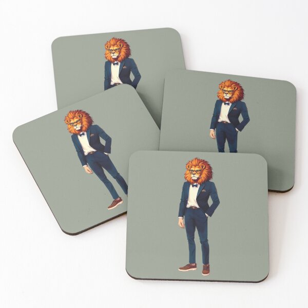 Item preview, Hipster lion V14 designed and sold by HipsterAnimals.
