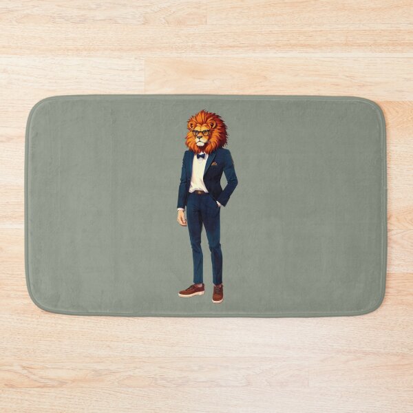 Item preview, Hipster lion V14 designed and sold by HipsterAnimals.
