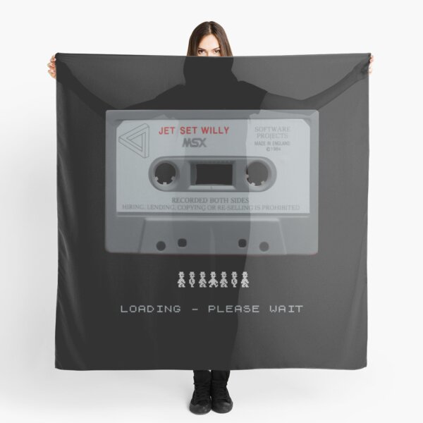 Classic 80s Gaming Jet Set Willy Design by UrbanHero Scarf