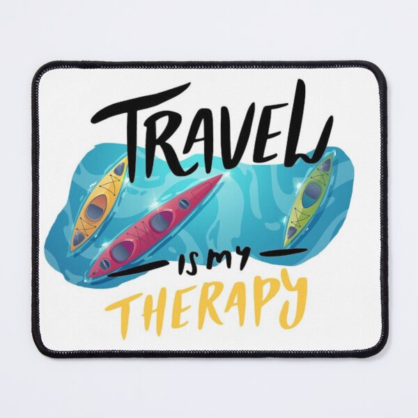 Item preview, Travel is my therapy. Great grafic. designed and sold by Captain Tooth.