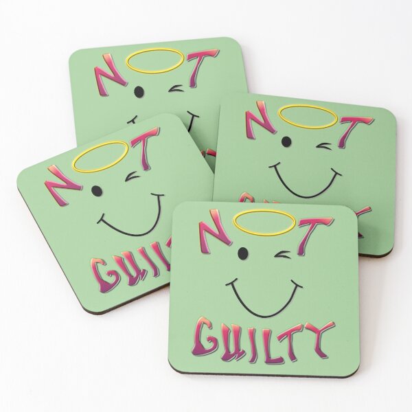 Item preview, NOT GUILTY, wink wink designed and sold by Blended Designs ⭐⭐⭐⭐⭐.