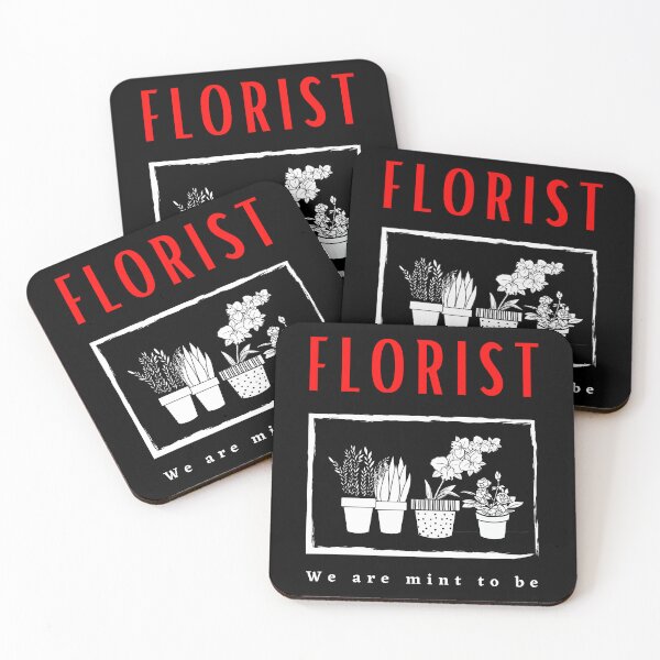 Item preview, Florist We are Mint to be funny motivational design designed and sold by DigitalMagShop.