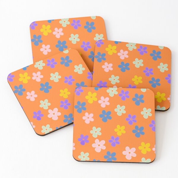Item preview, Flowers in orange designed and sold by paulabidiman.