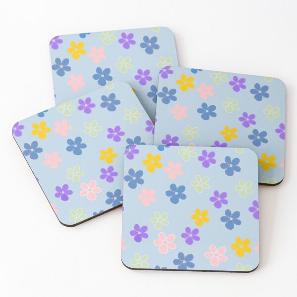 Item preview, Flowers in baby blue designed and sold by paulabidiman.