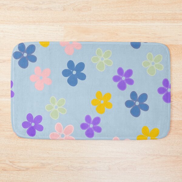 Item preview, Flowers in baby blue designed and sold by paulabidiman.