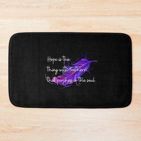 Item preview, Hope is the thing with feathers that perches the soul  designed and sold by wordartistry.
