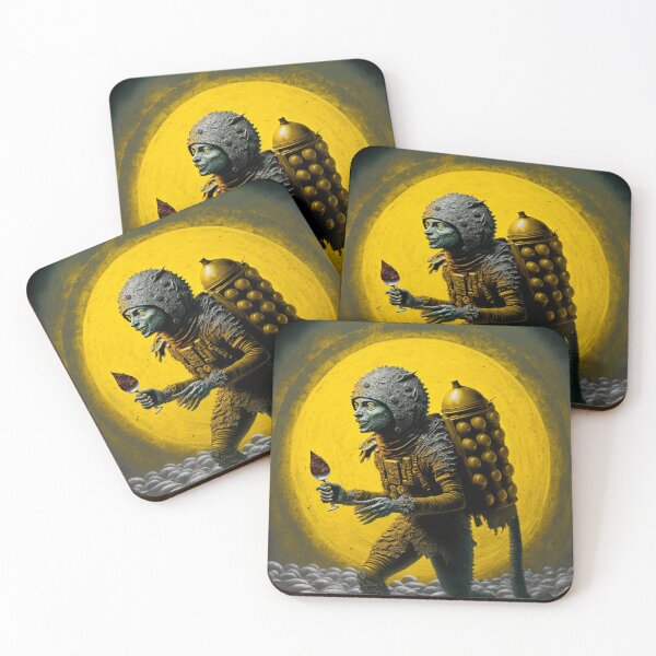 Item preview, Retro Sci-Fi Alien Astronaut Walking on Alien Planet designed and sold by FearFood.