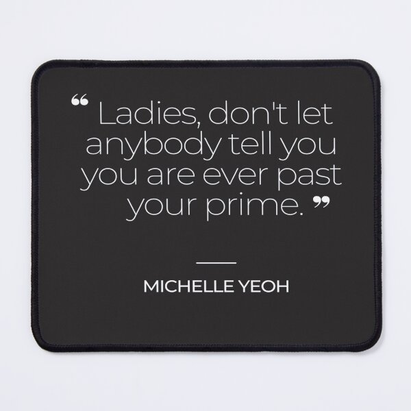 Item preview, Michelle Yeoh Inspirational Quotes designed and sold by TonsPOD.