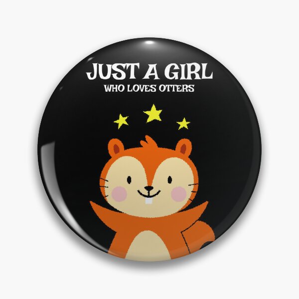 Item preview, Just A Girl Who Loves Otters designed and sold by Harmonick-Tees.