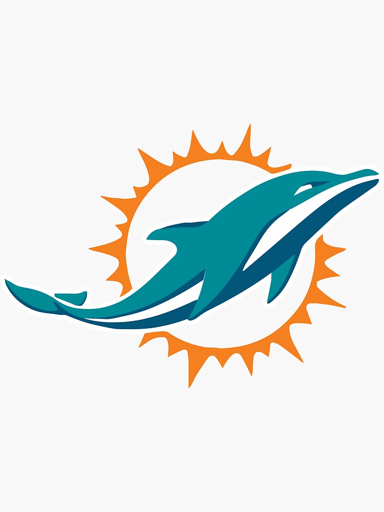 miami dolphins Sticker for Sale by stalingeorge