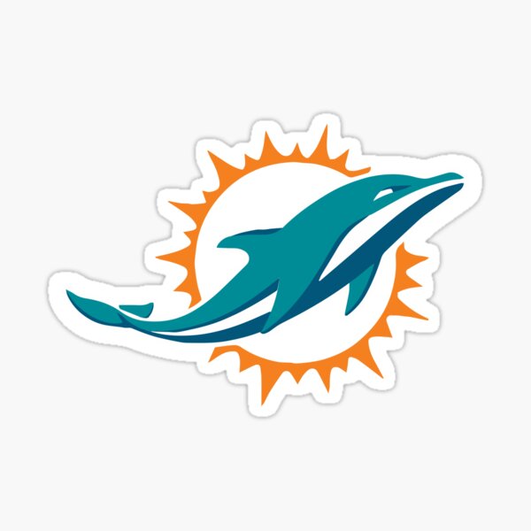 miami dolphins Sticker for Sale by stalingeorge