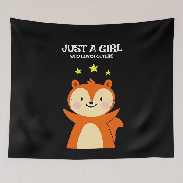 Item preview, Just A Girl Who Loves Otters designed and sold by Harmonick-Tees.