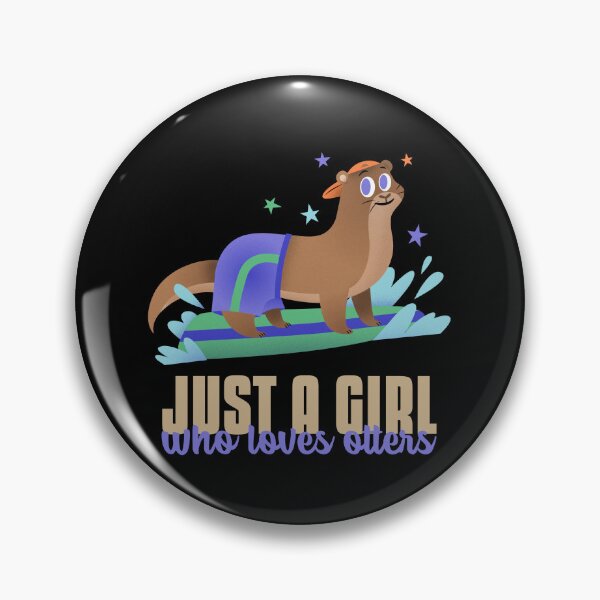 Item preview, Just A Girl Who Loves Otters designed and sold by Harmonick-Tees.