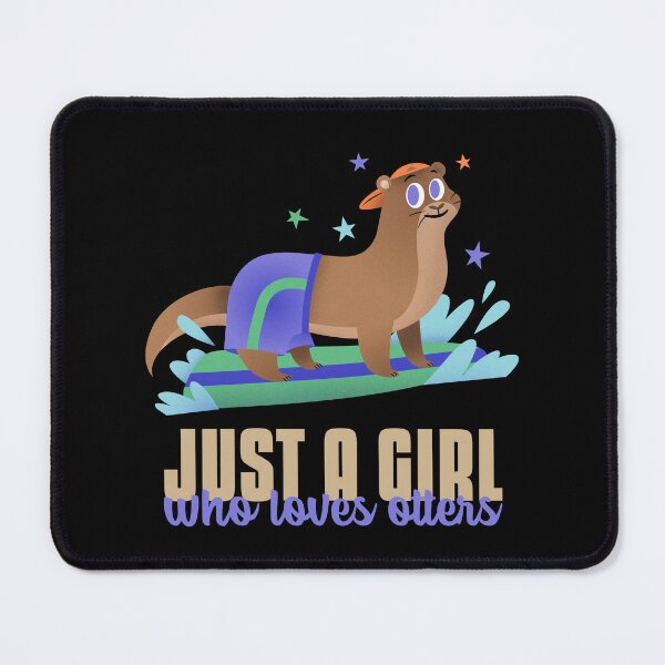 Item preview, Just A Girl Who Loves Otters designed and sold by Harmonick-Tees.