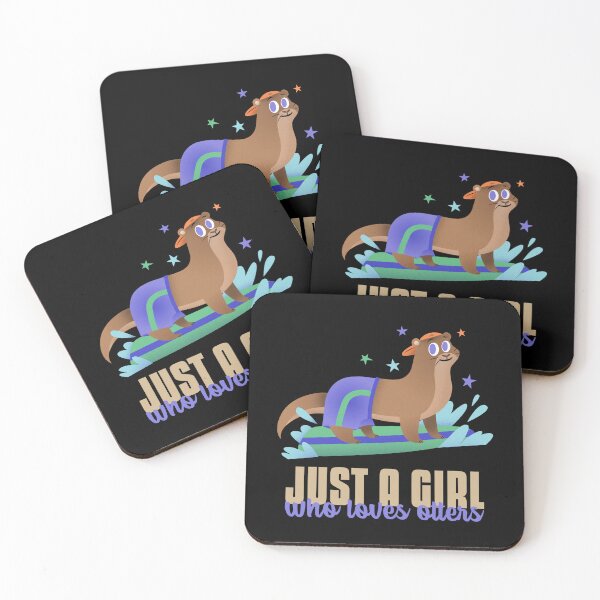 Item preview, Just A Girl Who Loves Otters designed and sold by Harmonick-Tees.