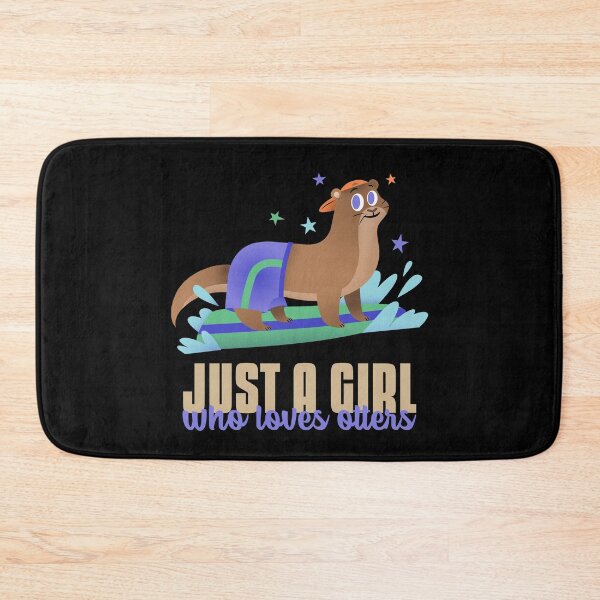 Item preview, Just A Girl Who Loves Otters designed and sold by Harmonick-Tees.