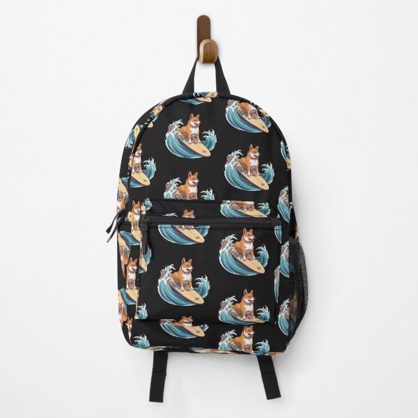 Item preview, Surfing Shiba in a Hawaiian Style designed and sold by CRAZY&ART.