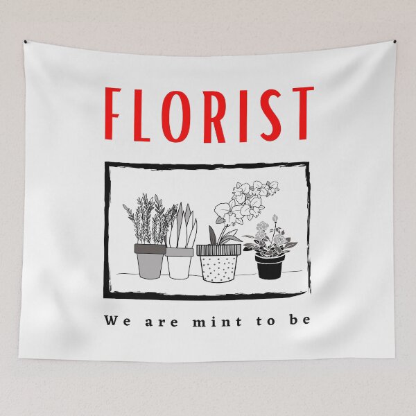 Item preview,  Florist We are Mint to be funny motivational design designed and sold by DigitalMagShop.