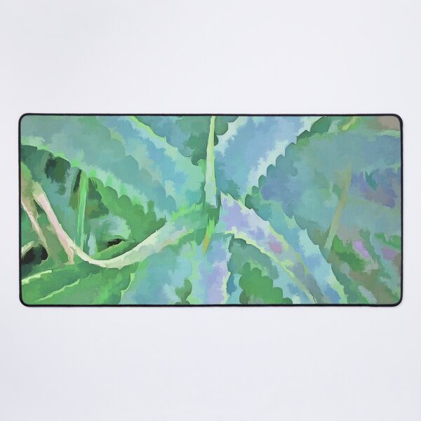 Item preview, Grey Green Aloe Abstract Painting designed and sold by taiche.