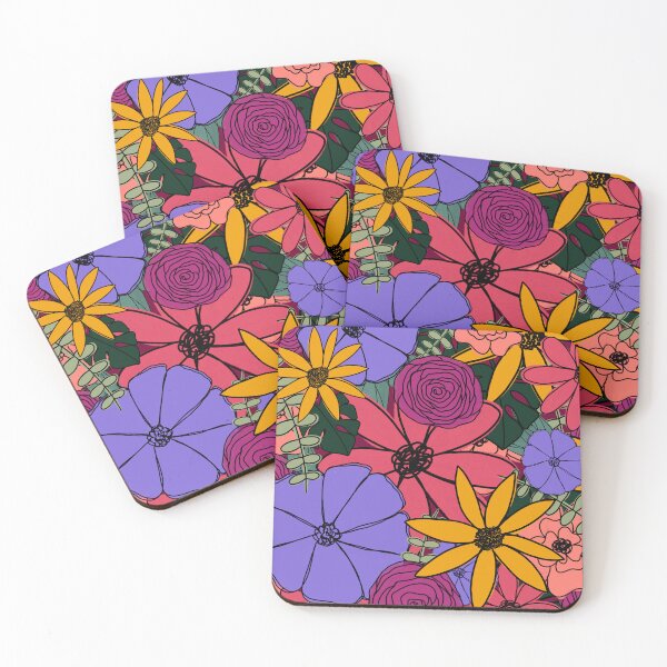 Item preview, Deep Colorful Flowers designed and sold by DRHArtistry.