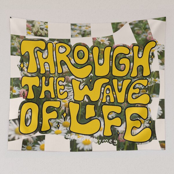 Item preview, Through the Wave of Life designed and sold by doodlebymeg.