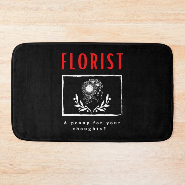 Item preview, Florist A peony for Your Thoughts? funny motivational design designed and sold by DigitalMagShop.