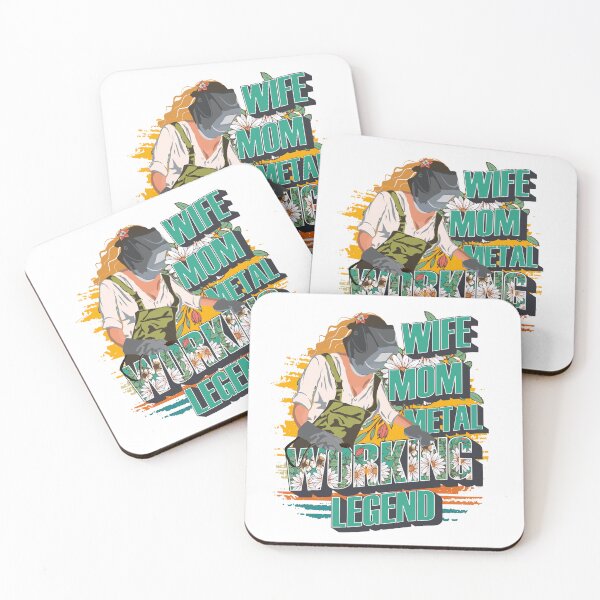 Item preview, Welding girl quote Heavy metal welding queen floral pattern 90s retro style designed and sold by HomeCoquette.