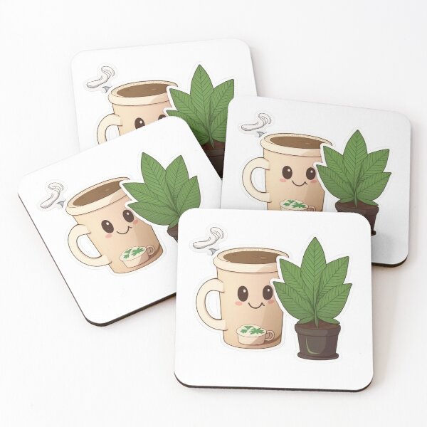 Item preview, High 420 Morning Coffee Sticker designed and sold by Media-DK.
