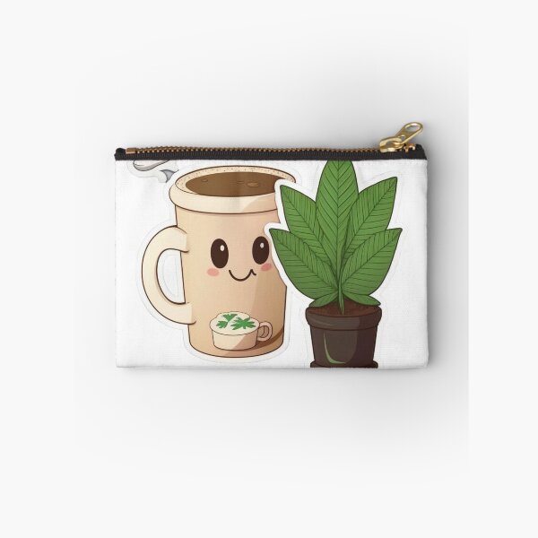 Item preview, High 420 Morning Coffee Sticker designed and sold by Media-DK.