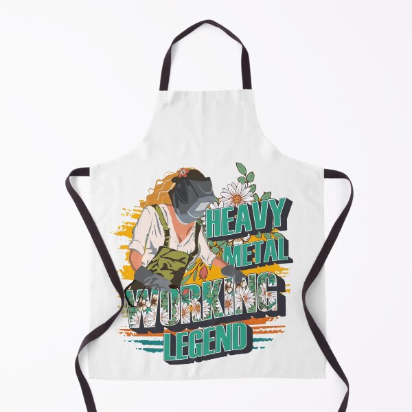 Item preview, Welding girl quote Heavy metal welder legend floral pattern 90s retro style designed and sold by HomeCoquette.