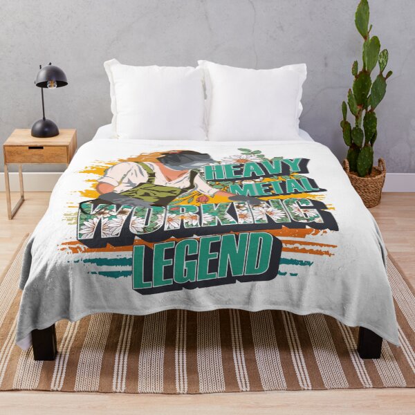 Item preview, Welding girl quote Heavy metal welder legend floral pattern 90s retro style designed and sold by HomeCoquette.