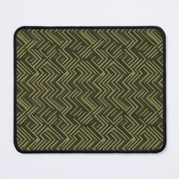 Item preview, Green Zigzag Print designed and sold by HandCraftedArt.