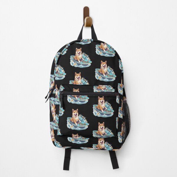 Item preview, Surfing Shiba in a Hawaiian Style designed and sold by CRAZY&ART.