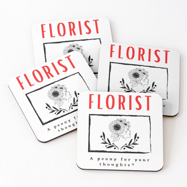 Item preview,   Florist A peony for Your Thoughts? motivational design designed and sold by DigitalMagShop.