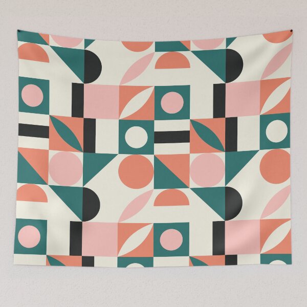 Item preview, Abstract geometric pattern, the flat geometric designed and sold by Pattrenonly.