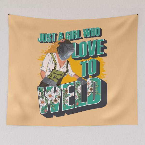 Item preview, Just a girl who loves to weld Welding queen gift designed and sold by HomeCoquette.