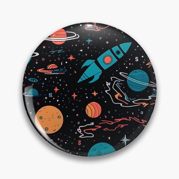 Item preview, Galactic Joyride: A Vector Seamless Pattern of Space Objects designed and sold by SweetRepeat.