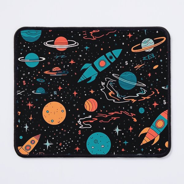 Item preview, Galactic Joyride: A Vector Seamless Pattern of Space Objects designed and sold by SweetRepeat.